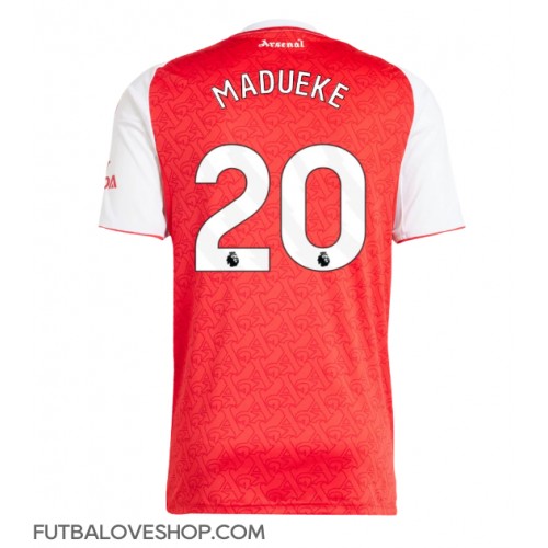 Dres Arsenal Noni Madueke #20 Domáci 2025-26 Krátky Rukáv